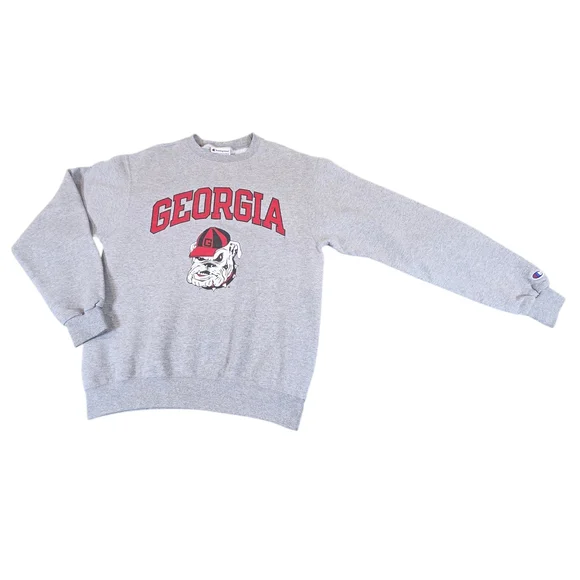 CHAMPION Georgia Bulldogs Crewneck Sweatshirt | M | UGA College Sportswear - Picture 2 of 15